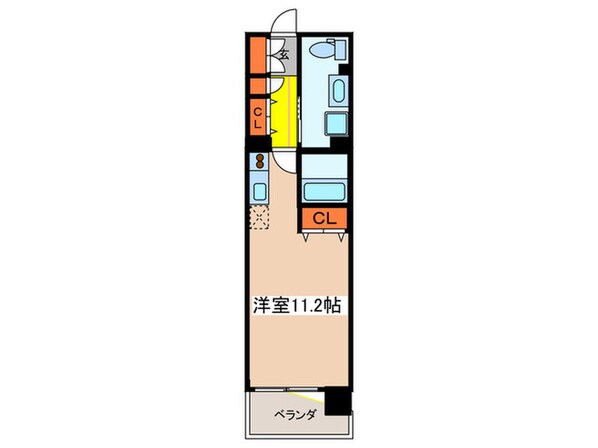 クロスレジデンス東十条の物件間取画像